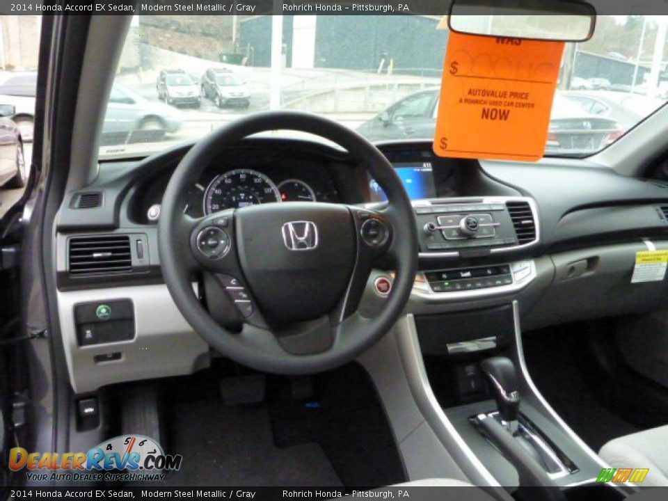 2014 Honda Accord EX Sedan Modern Steel Metallic / Gray Photo #12