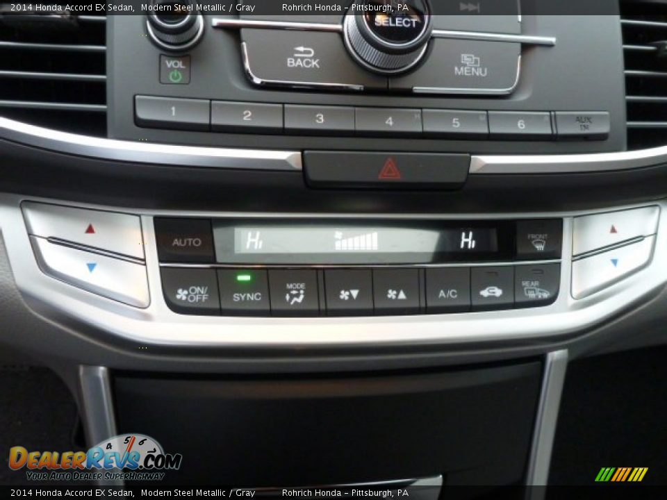 2014 Honda Accord EX Sedan Modern Steel Metallic / Gray Photo #18