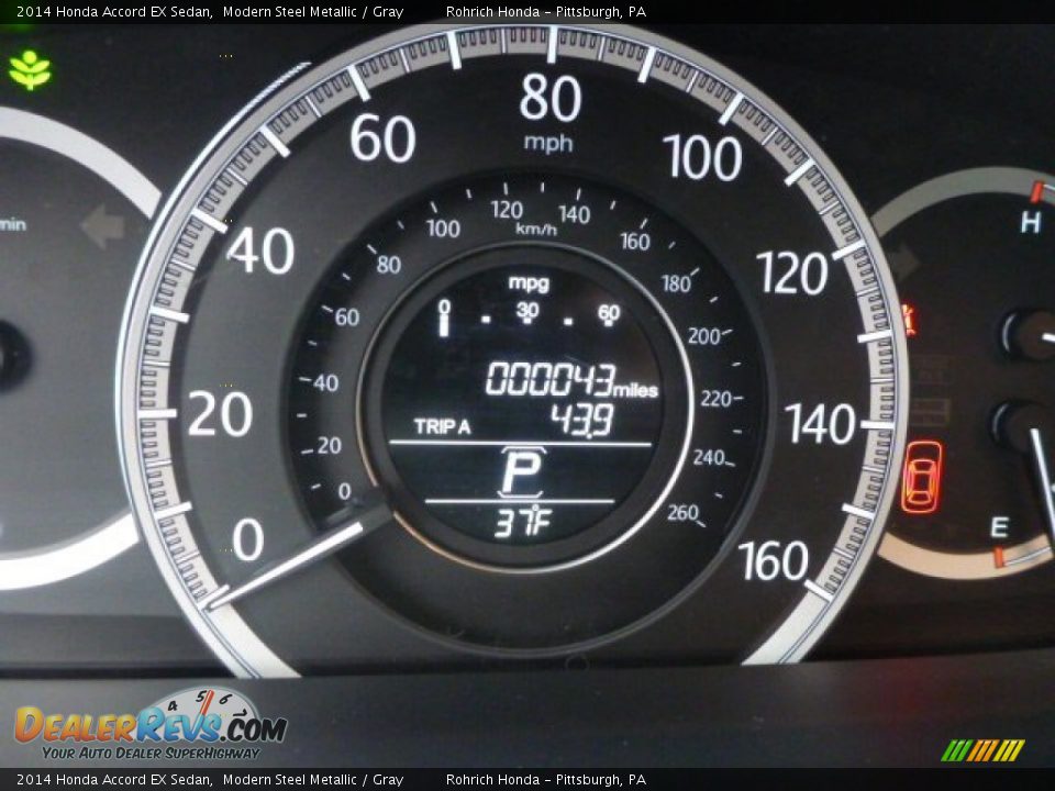 2014 Honda Accord EX Sedan Modern Steel Metallic / Gray Photo #19