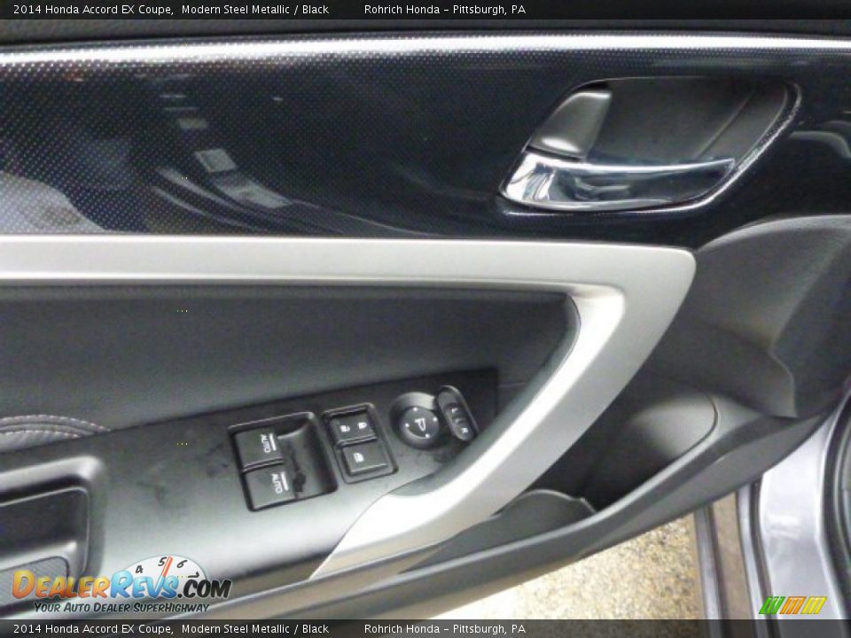 2014 Honda Accord EX Coupe Modern Steel Metallic / Black Photo #13