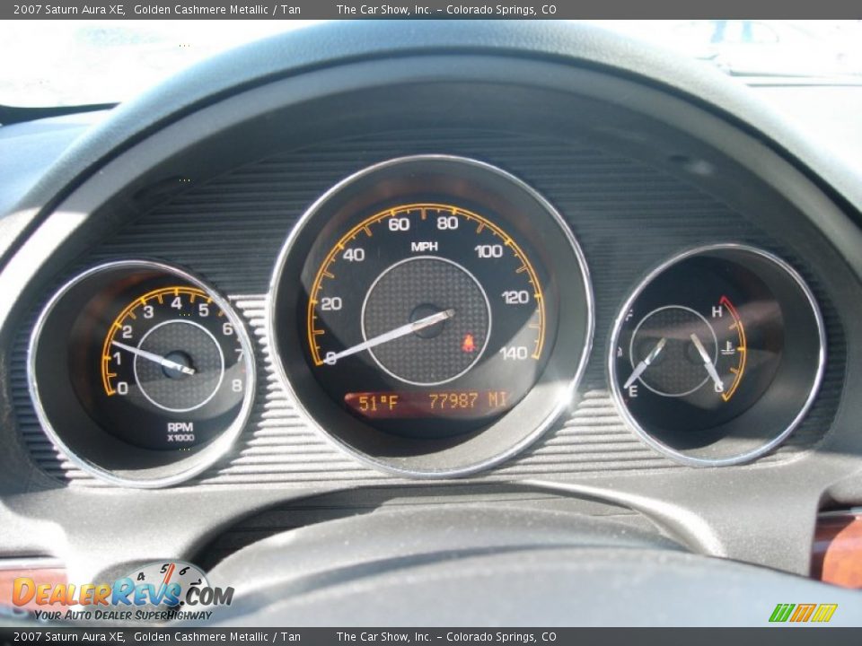 2007 Saturn Aura XE Golden Cashmere Metallic / Tan Photo #2
