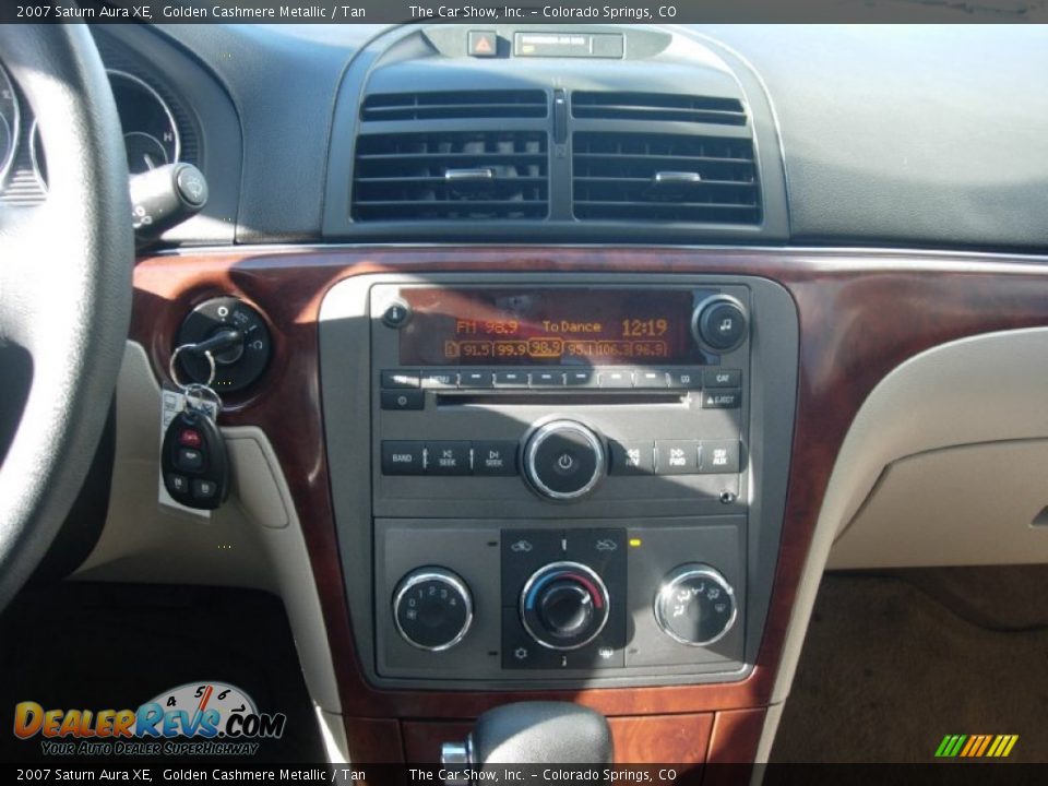 2007 Saturn Aura XE Golden Cashmere Metallic / Tan Photo #3