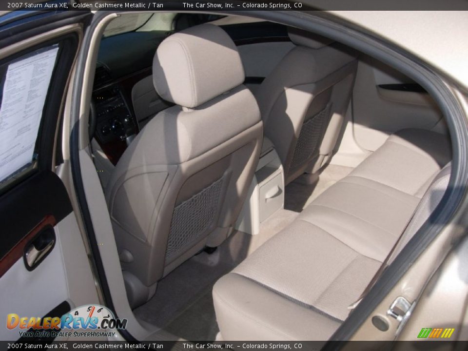 2007 Saturn Aura XE Golden Cashmere Metallic / Tan Photo #6