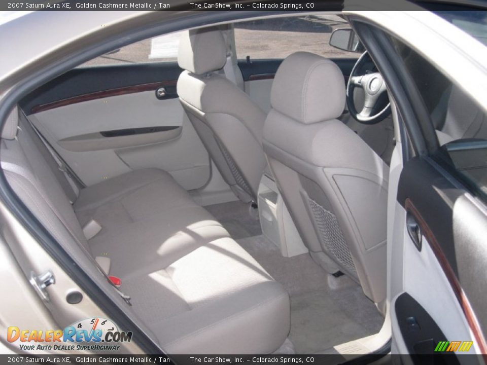 2007 Saturn Aura XE Golden Cashmere Metallic / Tan Photo #7