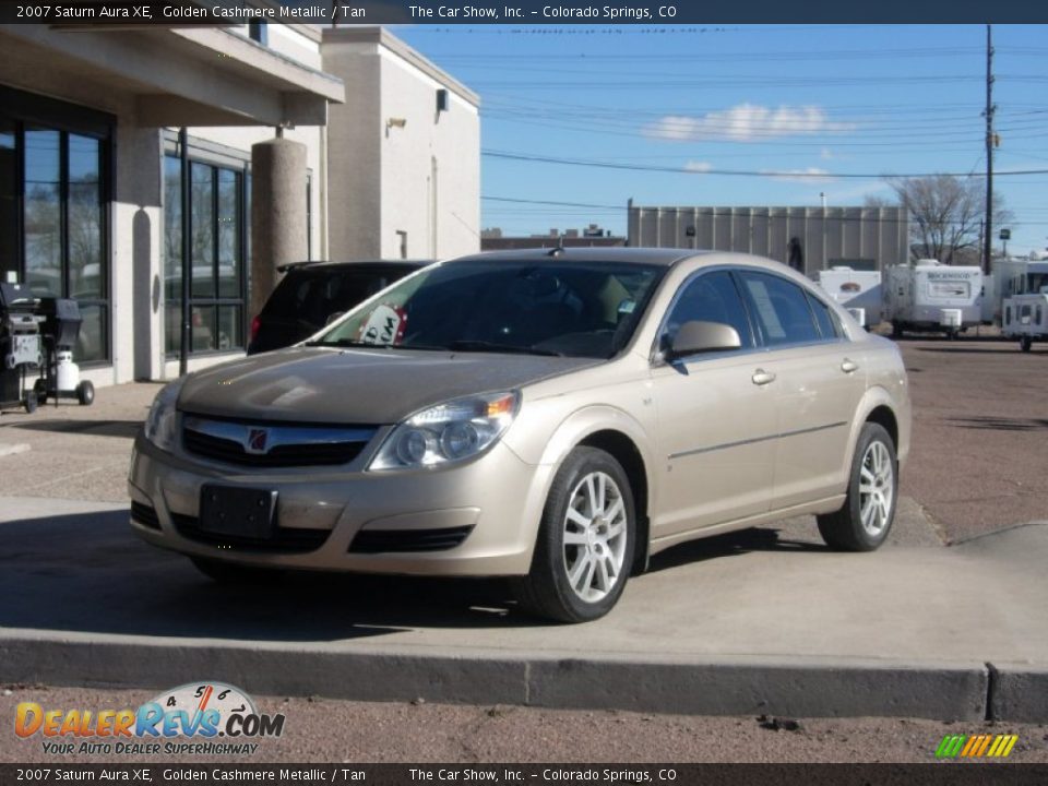 2007 Saturn Aura XE Golden Cashmere Metallic / Tan Photo #9