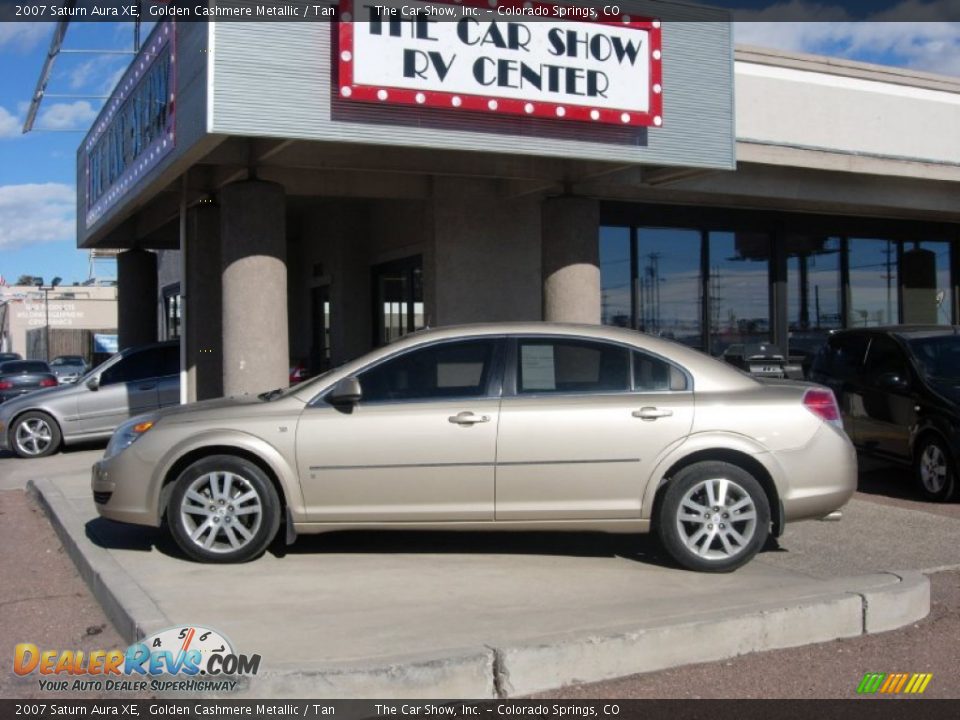 2007 Saturn Aura XE Golden Cashmere Metallic / Tan Photo #10