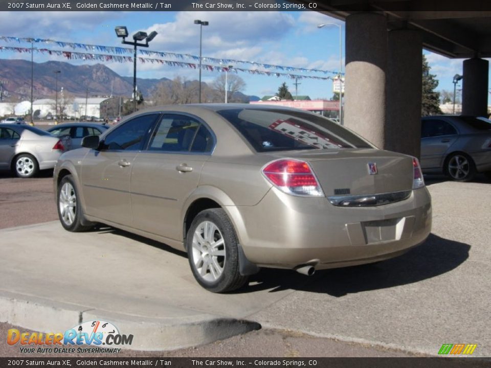 2007 Saturn Aura XE Golden Cashmere Metallic / Tan Photo #11