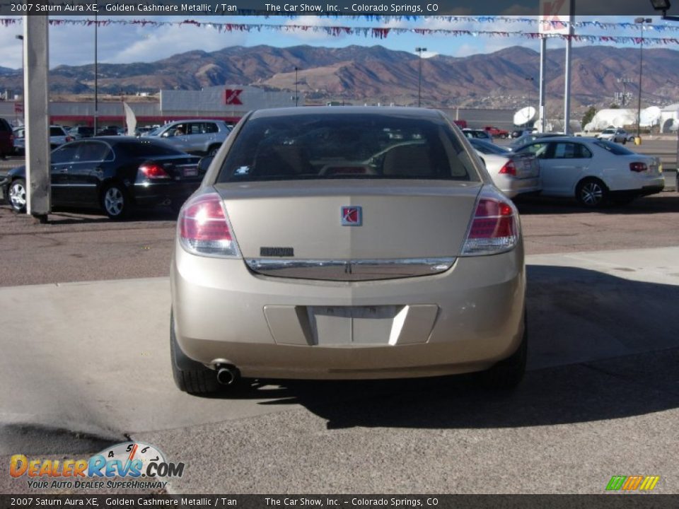 2007 Saturn Aura XE Golden Cashmere Metallic / Tan Photo #12