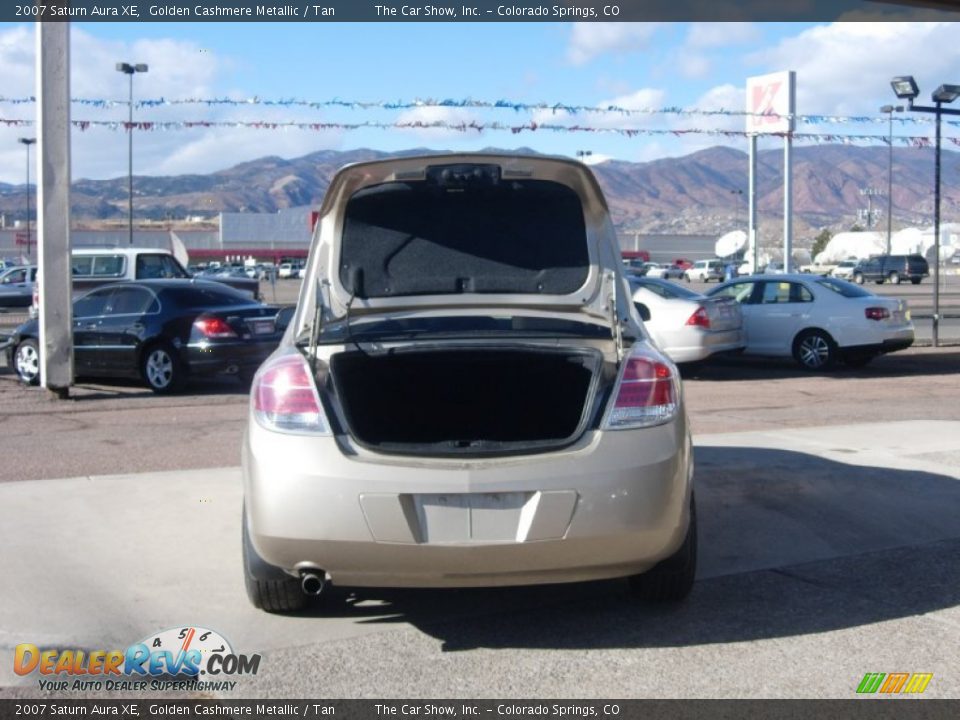 2007 Saturn Aura XE Golden Cashmere Metallic / Tan Photo #13