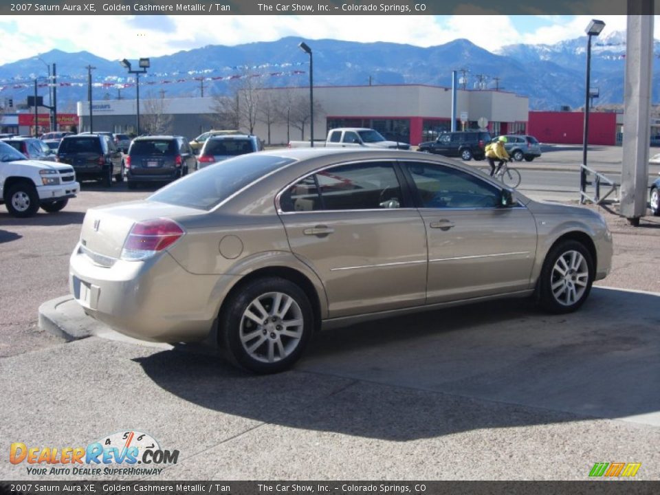 2007 Saturn Aura XE Golden Cashmere Metallic / Tan Photo #14