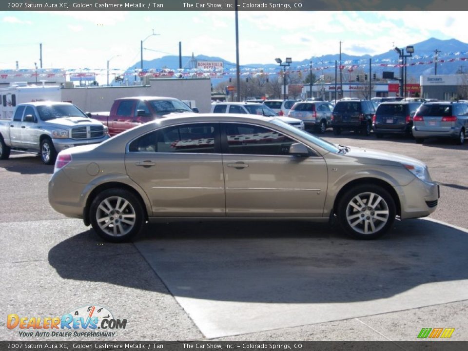 2007 Saturn Aura XE Golden Cashmere Metallic / Tan Photo #15