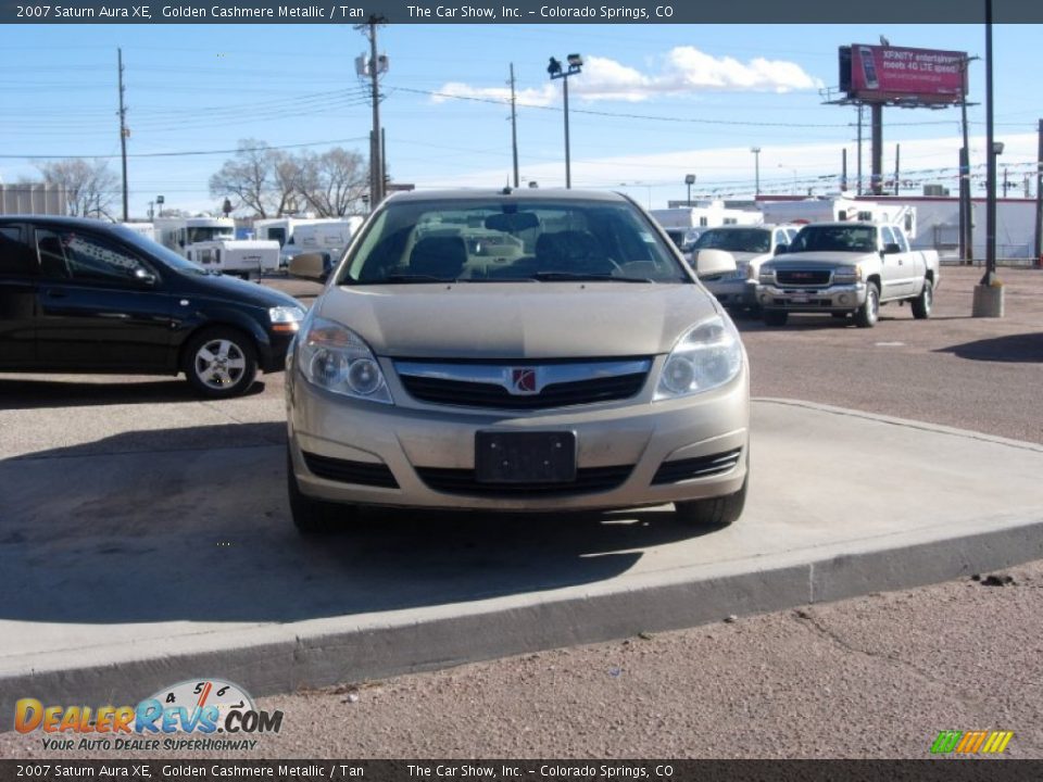 2007 Saturn Aura XE Golden Cashmere Metallic / Tan Photo #17