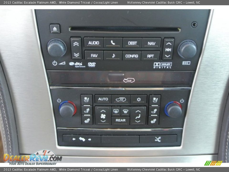 Controls of 2013 Cadillac Escalade Platinum AWD Photo #26