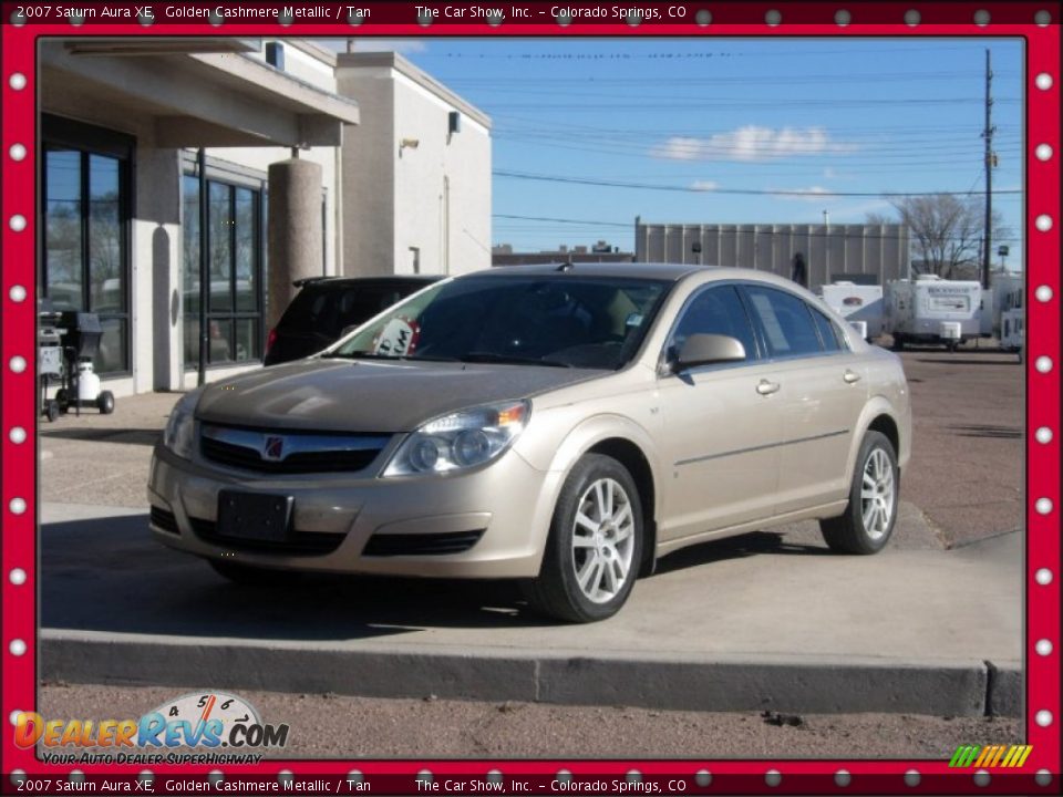 2007 Saturn Aura XE Golden Cashmere Metallic / Tan Photo #18