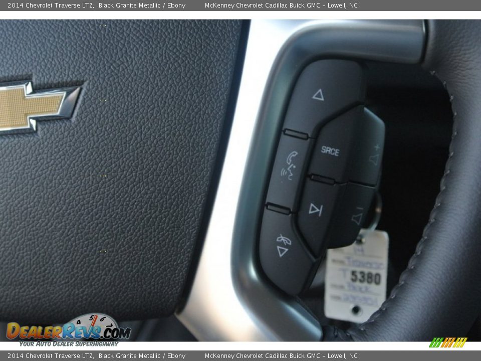 2014 Chevrolet Traverse LTZ Black Granite Metallic / Ebony Photo #14