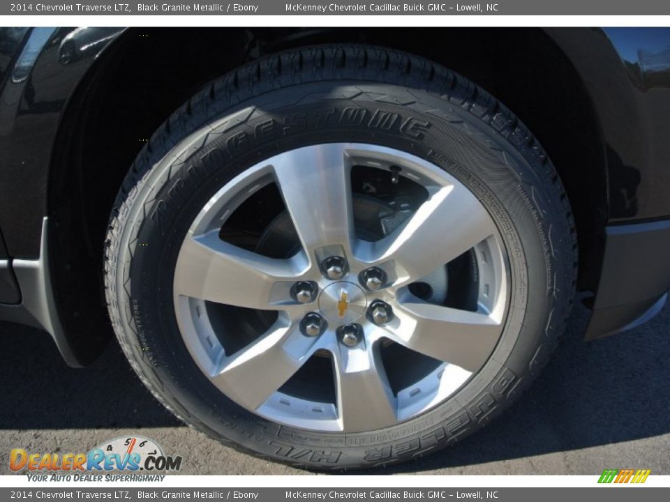 2014 Chevrolet Traverse LTZ Black Granite Metallic / Ebony Photo #23