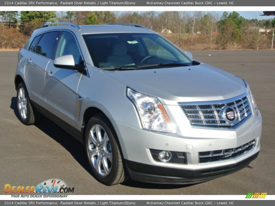 2014 Cadillac SRX Performance Radiant Silver Metallic / Light Titanium/Ebony Photo #1