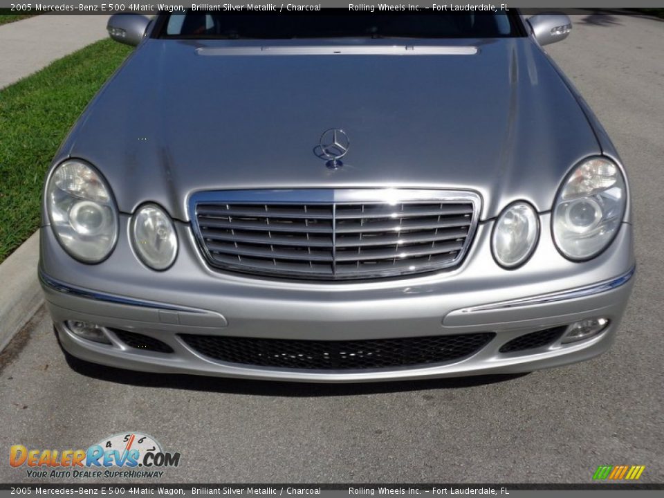 2005 Mercedes-Benz E 500 4Matic Wagon Brilliant Silver Metallic / Charcoal Photo #26