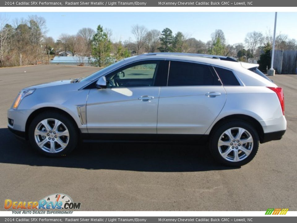 2014 Cadillac SRX Performance Radiant Silver Metallic / Light Titanium/Ebony Photo #3