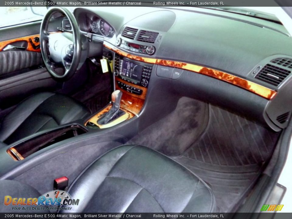 Charcoal Interior - 2005 Mercedes-Benz E 500 4Matic Wagon Photo #27