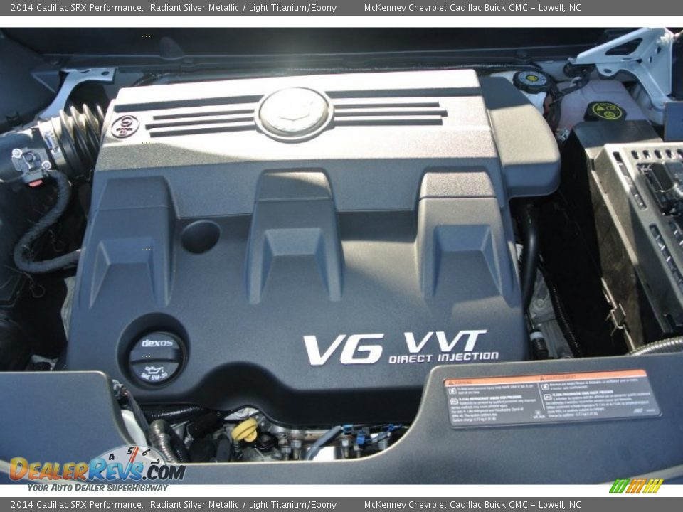 2014 Cadillac SRX Performance Radiant Silver Metallic / Light Titanium/Ebony Photo #21