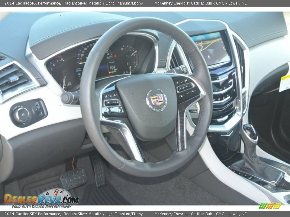 2014 Cadillac SRX Performance Radiant Silver Metallic / Light Titanium/Ebony Photo #22