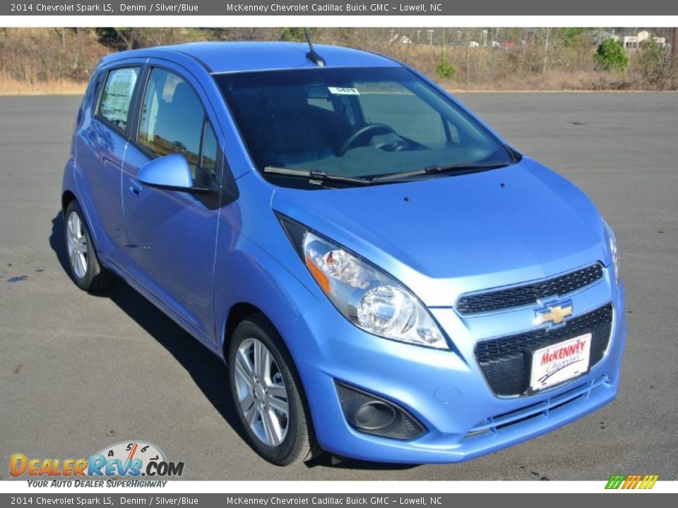 2014 Chevrolet Spark LS Denim / Silver/Blue Photo #1