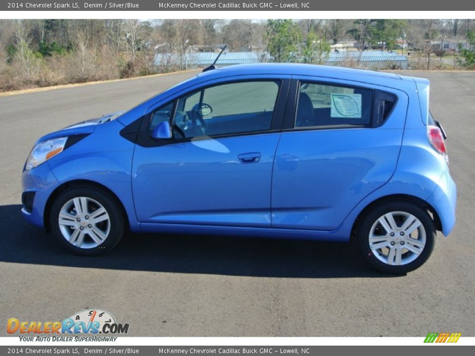 2014 Chevrolet Spark LS Denim / Silver/Blue Photo #3