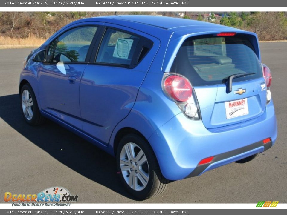 2014 Chevrolet Spark LS Denim / Silver/Blue Photo #4