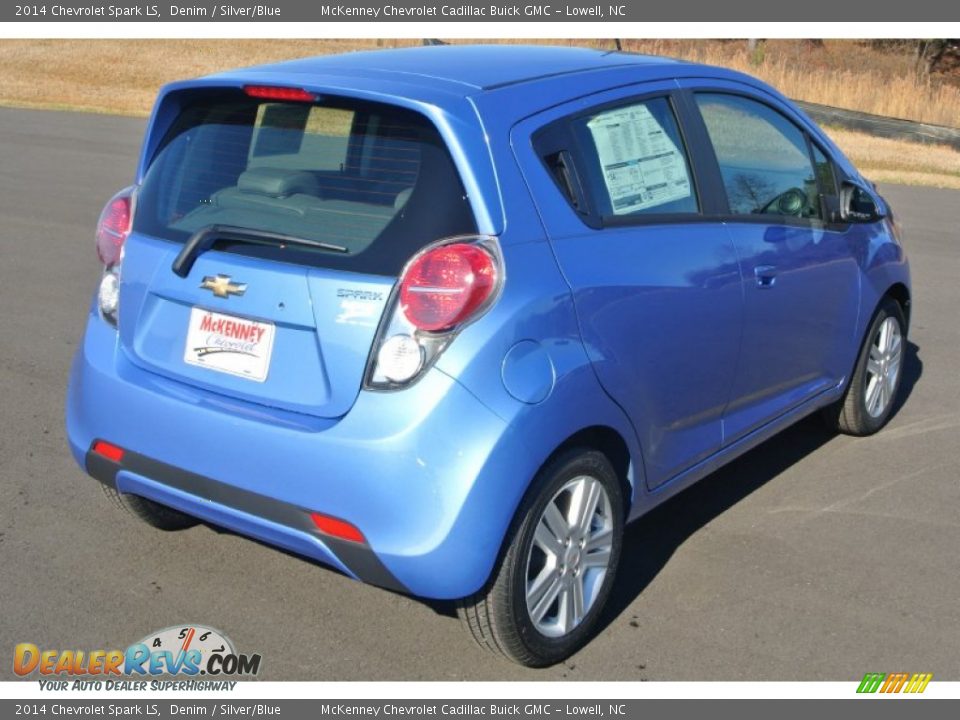 2014 Chevrolet Spark LS Denim / Silver/Blue Photo #5