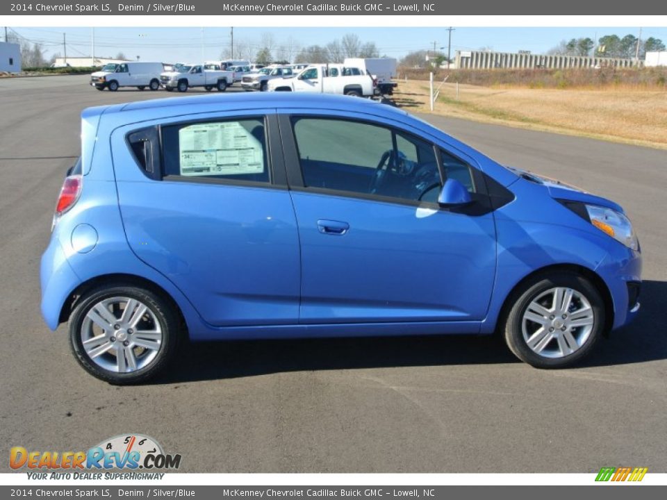 2014 Chevrolet Spark LS Denim / Silver/Blue Photo #6