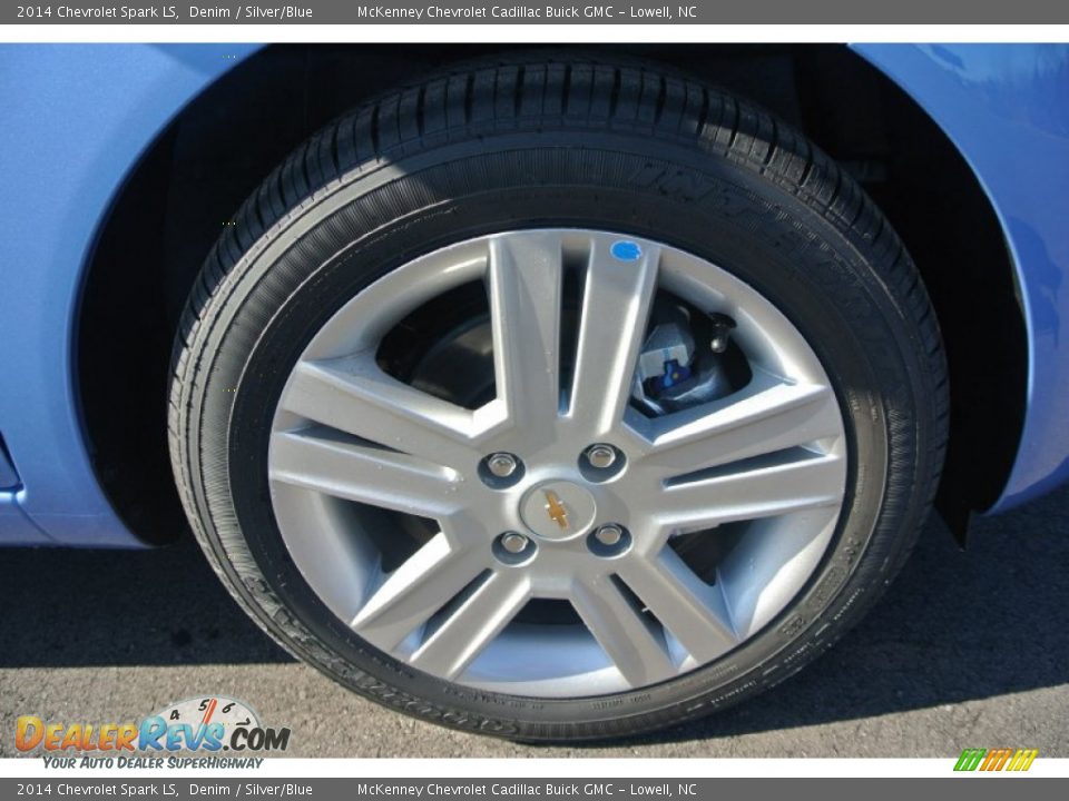 2014 Chevrolet Spark LS Denim / Silver/Blue Photo #19