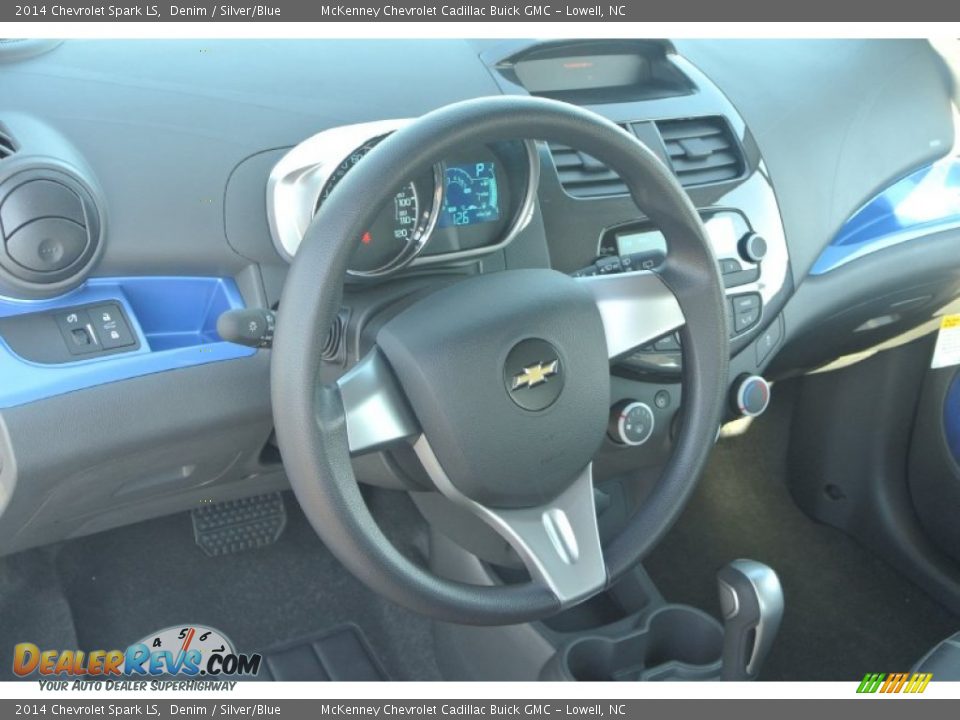 2014 Chevrolet Spark LS Denim / Silver/Blue Photo #21