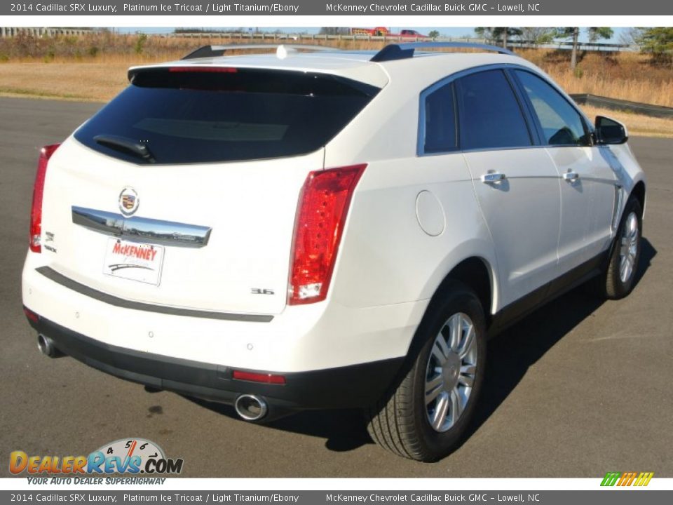 2014 Cadillac SRX Luxury Platinum Ice Tricoat / Light Titanium/Ebony Photo #5