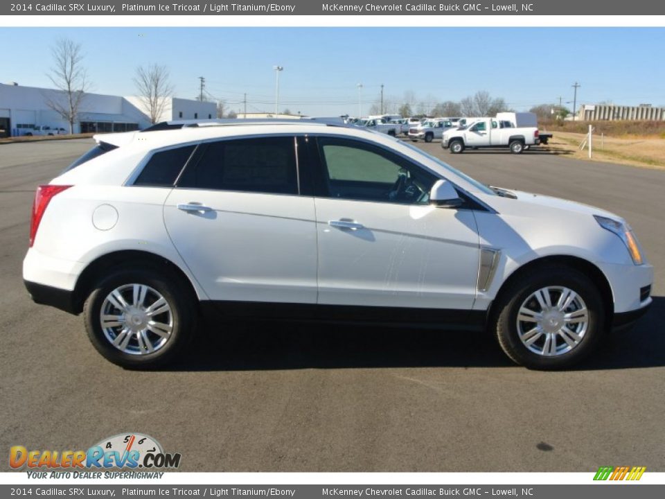 2014 Cadillac SRX Luxury Platinum Ice Tricoat / Light Titanium/Ebony Photo #6