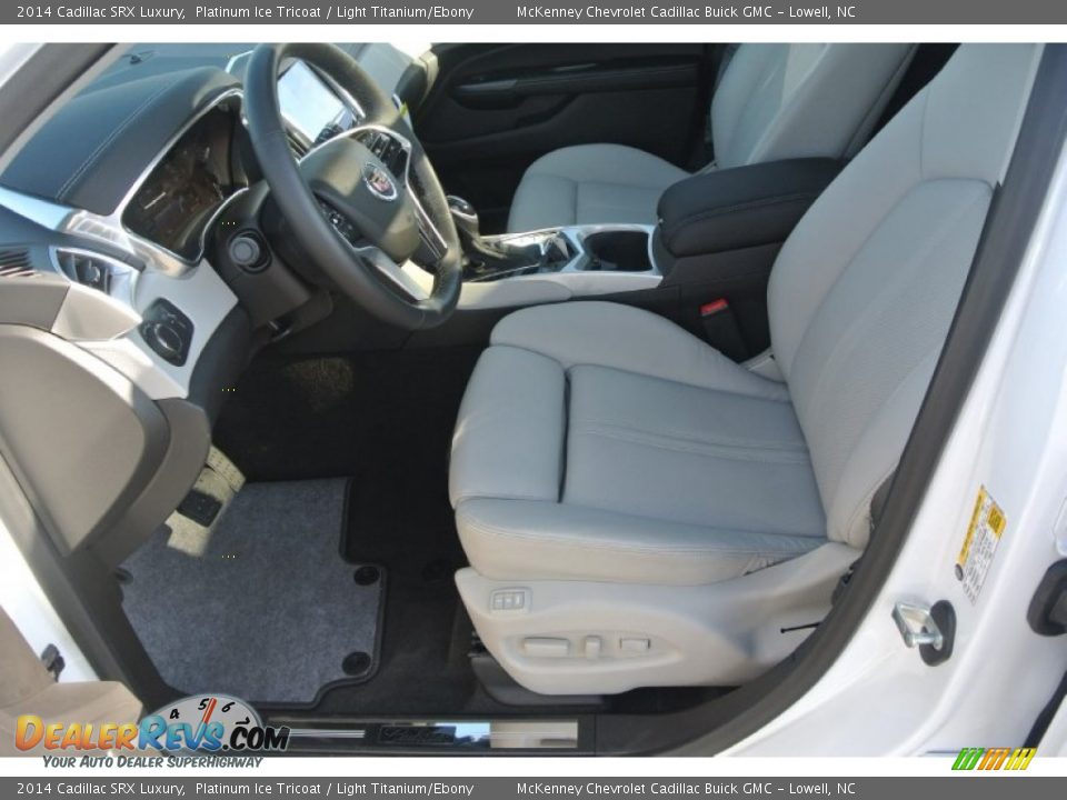 2014 Cadillac SRX Luxury Platinum Ice Tricoat / Light Titanium/Ebony Photo #8