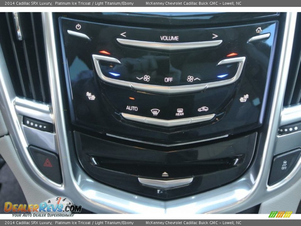 2014 Cadillac SRX Luxury Platinum Ice Tricoat / Light Titanium/Ebony Photo #12