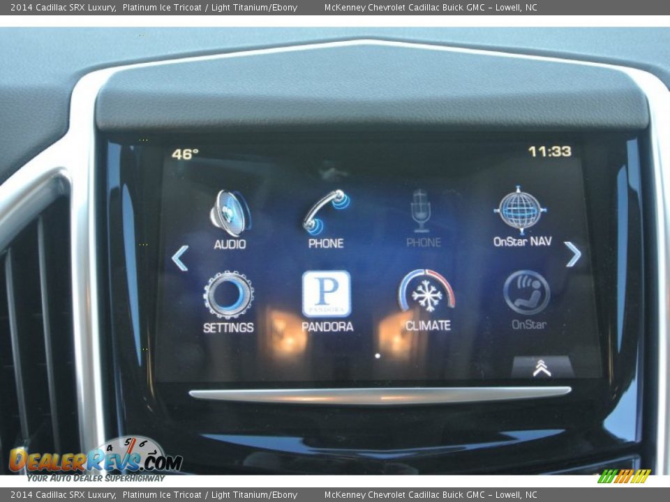 2014 Cadillac SRX Luxury Platinum Ice Tricoat / Light Titanium/Ebony Photo #13