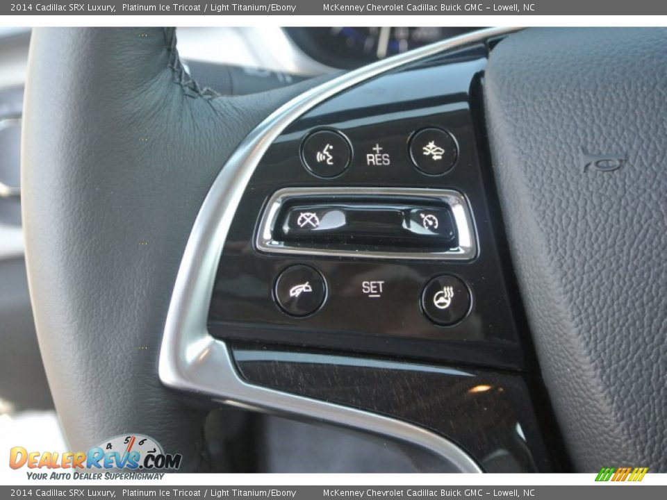 2014 Cadillac SRX Luxury Platinum Ice Tricoat / Light Titanium/Ebony Photo #14