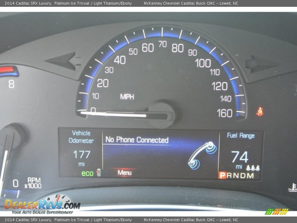 2014 Cadillac SRX Luxury Platinum Ice Tricoat / Light Titanium/Ebony Photo #15