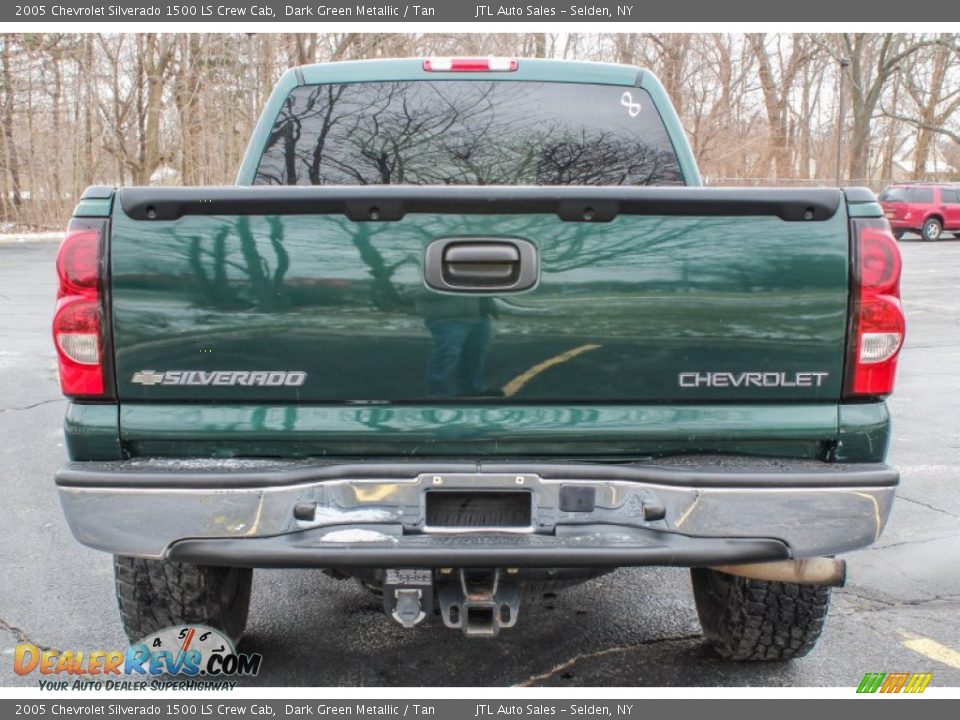 2005 Chevrolet Silverado 1500 LS Crew Cab Dark Green Metallic / Tan Photo #5