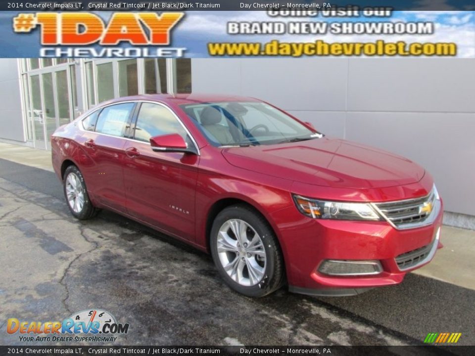 2014 Chevrolet Impala LT Crystal Red Tintcoat / Jet Black/Dark Titanium Photo #1