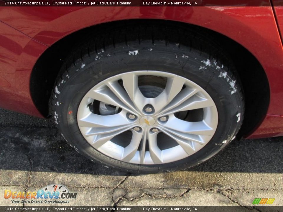 2014 Chevrolet Impala LT Crystal Red Tintcoat / Jet Black/Dark Titanium Photo #3