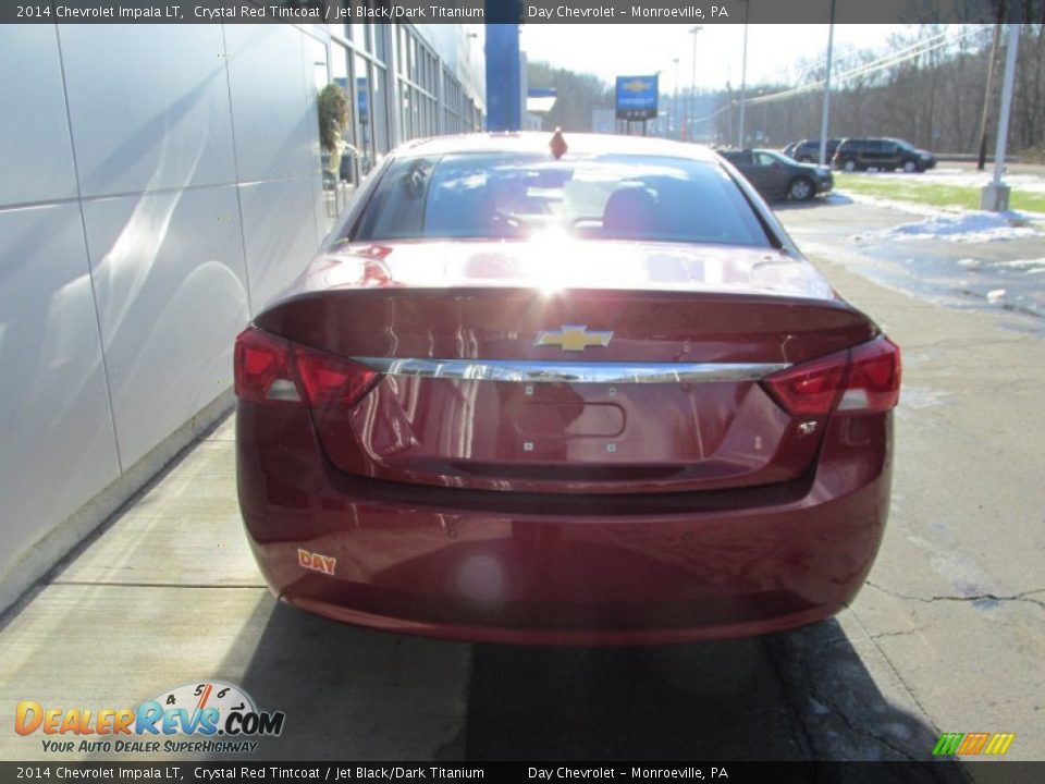 2014 Chevrolet Impala LT Crystal Red Tintcoat / Jet Black/Dark Titanium Photo #5