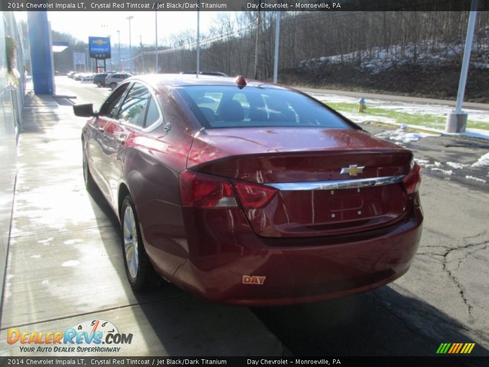 2014 Chevrolet Impala LT Crystal Red Tintcoat / Jet Black/Dark Titanium Photo #6
