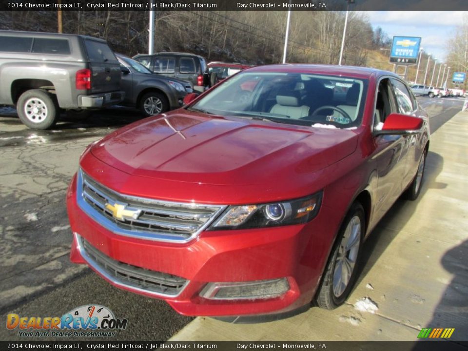 2014 Chevrolet Impala LT Crystal Red Tintcoat / Jet Black/Dark Titanium Photo #7