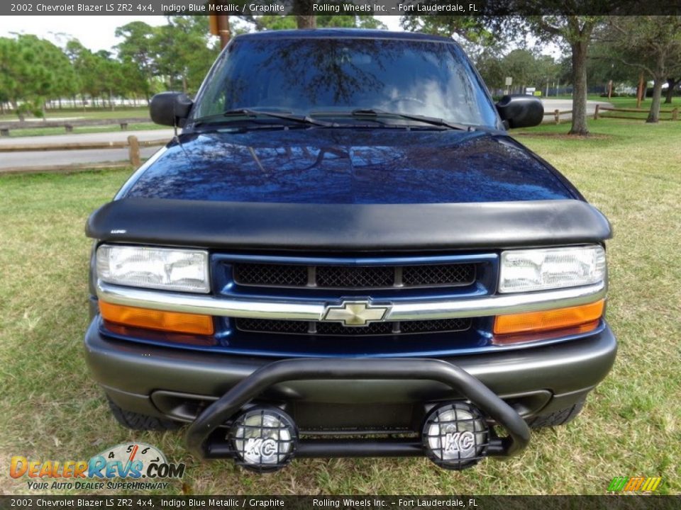 2002 Chevrolet Blazer LS ZR2 4x4 Indigo Blue Metallic / Graphite Photo #15
