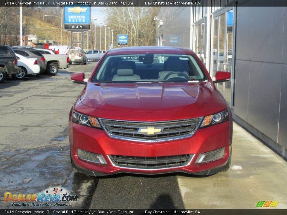 2014 Chevrolet Impala LT Crystal Red Tintcoat / Jet Black/Dark Titanium Photo #8