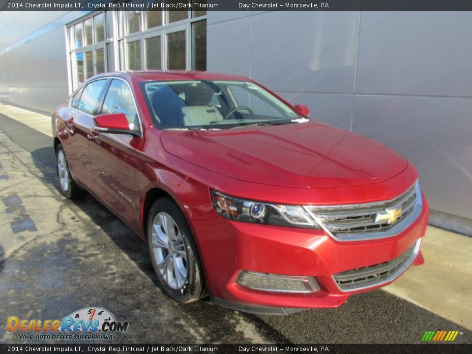 2014 Chevrolet Impala LT Crystal Red Tintcoat / Jet Black/Dark Titanium Photo #9