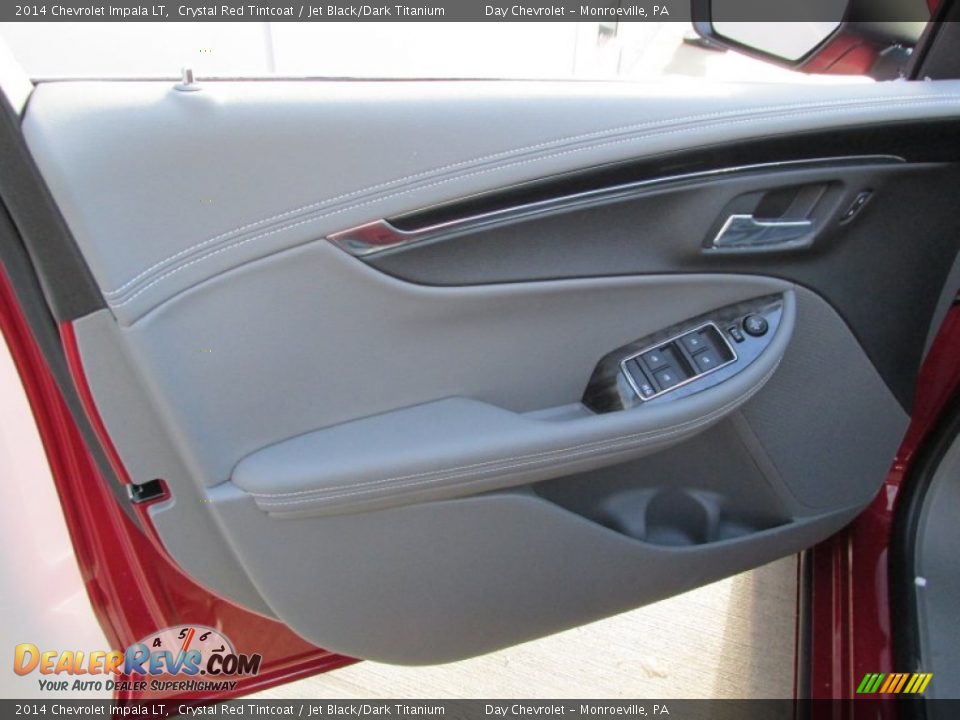 2014 Chevrolet Impala LT Crystal Red Tintcoat / Jet Black/Dark Titanium Photo #10